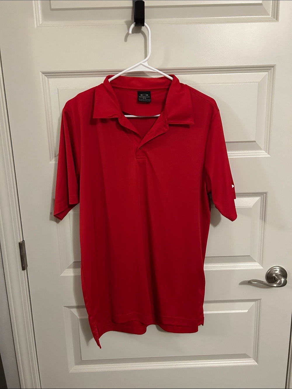 Oakley Red Men's Performance Polo